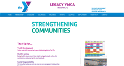 Desktop Screenshot of legacy-ymca.org